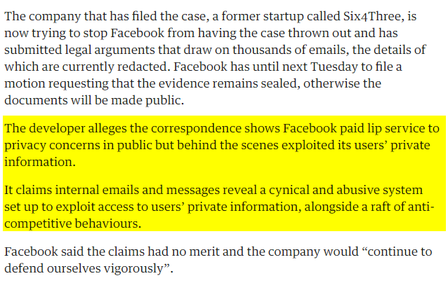 2018-06-01 17_38_20-Zuckerberg set up fraudulent scheme to 'weaponise' data, court case alleges _ Te.png